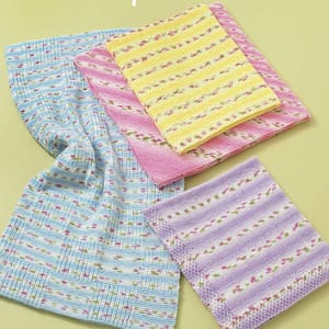 Hayfield Baby Blossom DK Blankets Pattern (4840)