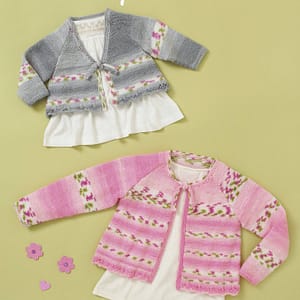Hayfield Baby Blossom DK Baby Tops Pattern (4842)