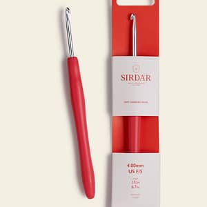 Sirdar Aluminium Soft Handle Crochet Hook 4.00mm